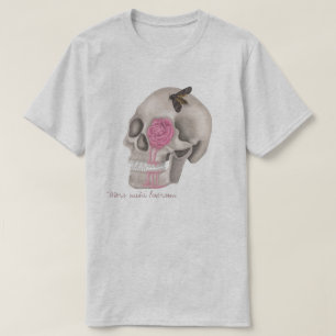 Skull-Mors mihi lucrum T-Shirt