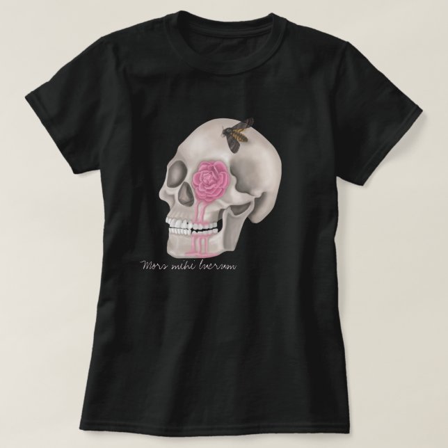 Skull - mors mihi lucrum T-Shirt (Design vorne)