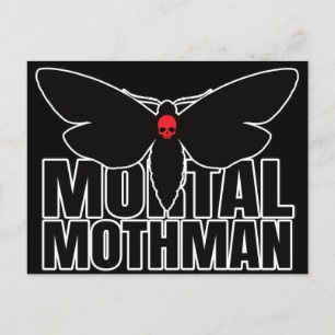 Skull Moths Skull Moth Death Moth Entomology Geek Postkarte
