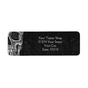 Skull Moving Gothic Coole Schwarz-weiße Tattoo Sho