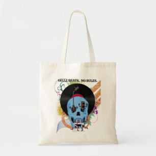 Skull Music Grunge Spritzer Tragetasche