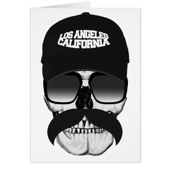 Skull mustache Kalifornien (Vorne)