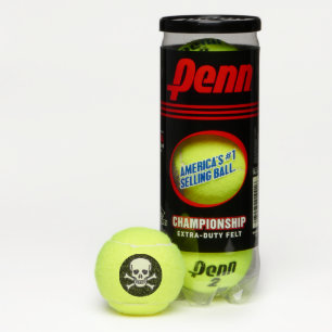 Skull n Bones Black Penn Tennis Bälle