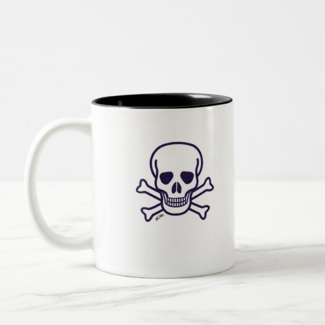 Skull n Bones zwei Töne Tasse (Links)