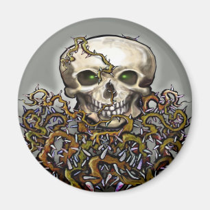 Skull-n-Thorns Magnet
