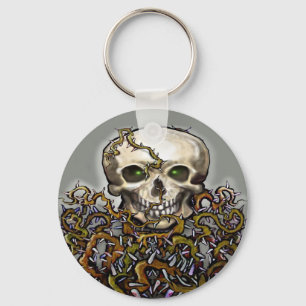 Skull-n-Thorns Schlüsselanhänger