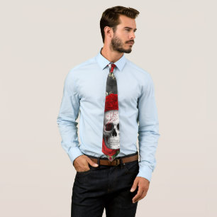 Skull Necktie Krawatte