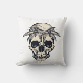 Skull Palm-Tree Kissen