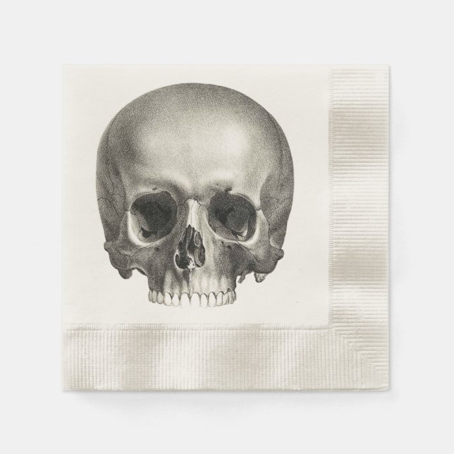Skull Paper Napkin Serviette (Vorderseite)