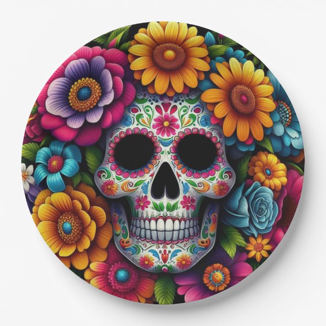 Skull Paper Plate! Pappteller (Vorderseite)