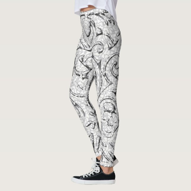 Skull Pattern Halloween Leggings (Links)