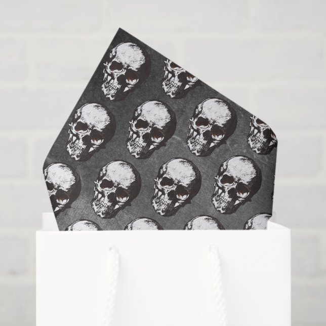 Skull Pattern Halloween Seidenpapier (Geschenktüte)