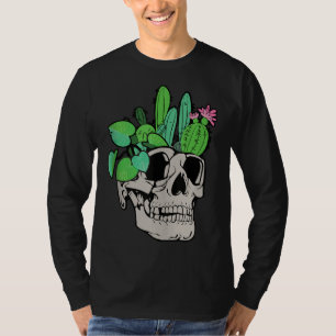 Skull Pflanze Niedlich Garden Doll Planters Funny  T-Shirt