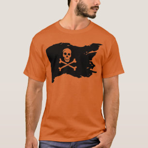 Skull Pirate Piratenflagge Crossbones T-Shirt