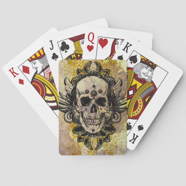 Skull Playing Cards Spielkarten (Rückseite)