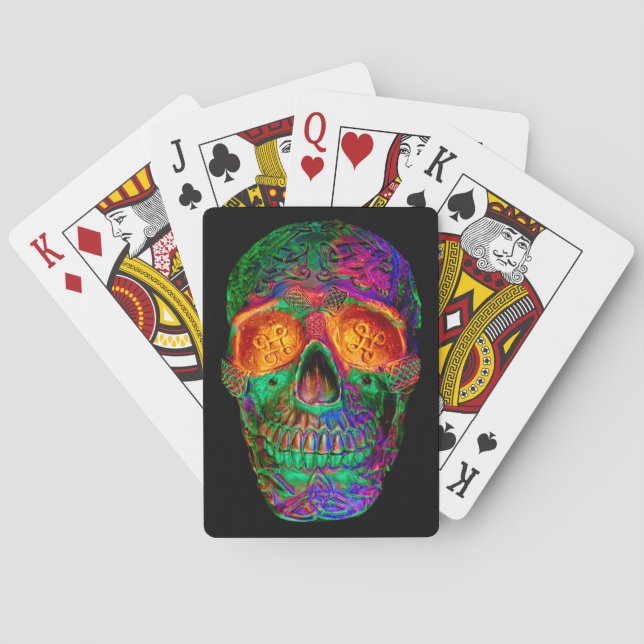 Skull Playing Cards Spielkarten (Rückseite)