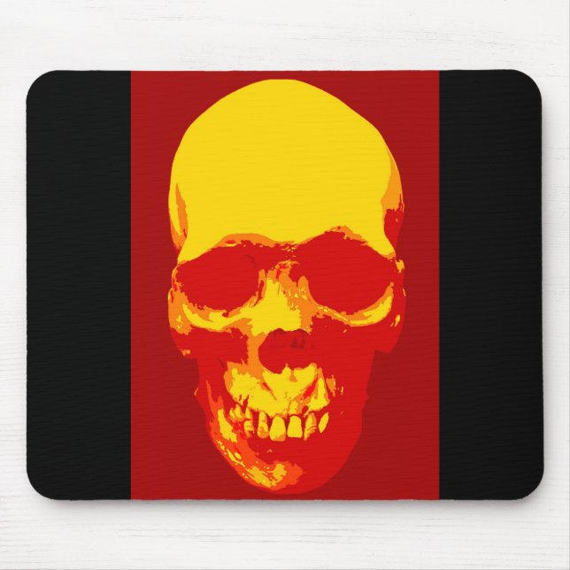 Skull Pop Art Mousepad (Vorne)