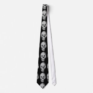 Skull Pop Art Neck Tie Krawatte
