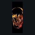 Skull Pop Art Poster<br><div class="desc">Fantasy Art Skeletts - Lila Töne Schwermetall Punk Rock Uni Pop Art Image</div>