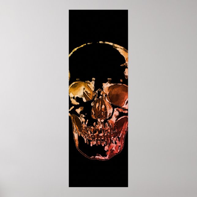 Skull Pop Art Poster (Vorne)
