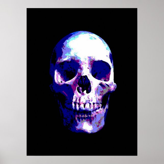 Skull Pop Art Poster (Vorne)
