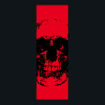 Skull Pop Art Red Black Poster<br><div class="desc">Fantasy Art Skeletts - Lila Töne Schwermetall Punk Rock Uni Pop Art Image</div>