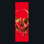Skull Pop Art Red Poster<br><div class="desc">Fantasy Art Skeletts - Lila Töne Schwermetall Punk Rock Uni Pop Art Image</div>