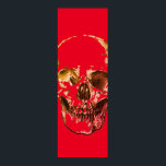 Skull Pop Art Red Poster<br><div class="desc">Fantasy Art Skeletts - Lila Töne Schwermetall Punk Rock Uni Pop Art Image</div>