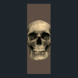 Skull Pop Art Sepia Retro Poster<br><div class="desc">Fantasy Art Skeletts - Lila Töne Schwermetall Punk Rock Uni Pop Art Image</div>