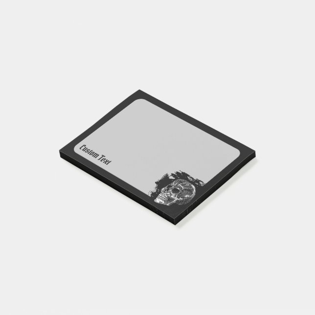 Skull Post-it-Hinweise Post-it Klebezettel (angewinkelt)