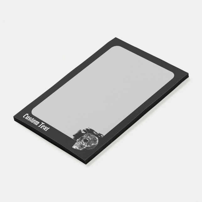 Skull Post-it-Hinweise Post-it Klebezettel (angewinkelt)