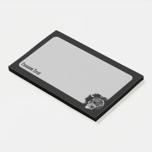 Skull Post-it-Hinweise Post-it Klebezettel