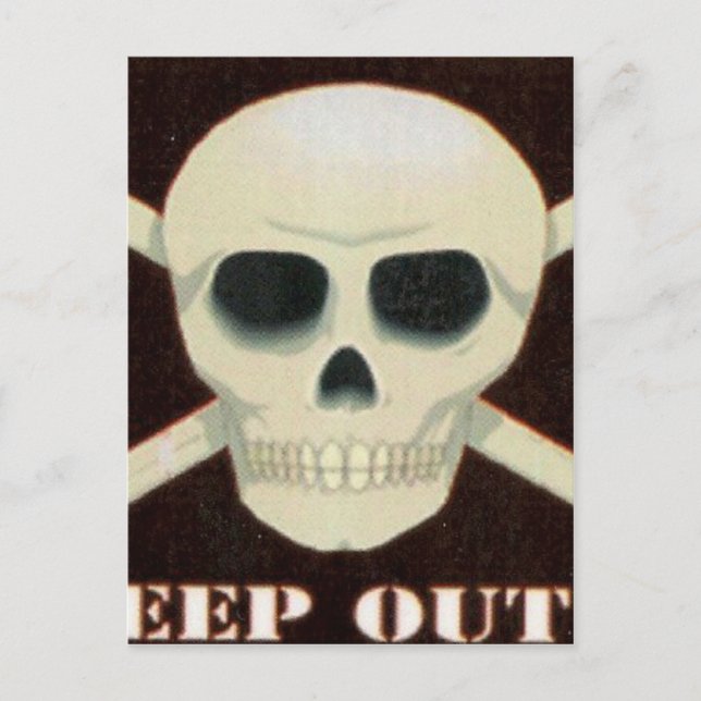 SKULL POSTKARTE (Vorderseite)