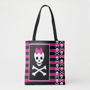 Skull Princess Tote Bag