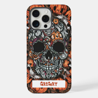 Skull & Pumpkin iPhone Case 15 Pro Max Hülle
