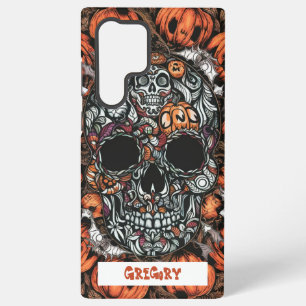 Skull & Pumpkin S22 Handy Case Samsung Galaxy Hülle