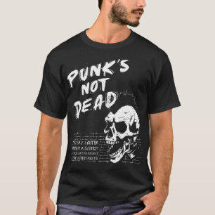 Skull Punk Rock - Punk ist nicht tot - Altes Punks T-Shirt
