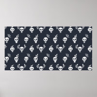 Skull regelmäßiges Polka-Punktmuster mit Pflanze u