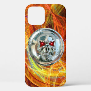 SKULL RIDERS Gelborange Fraktal Wirbel Case-Mate iPhone Hülle