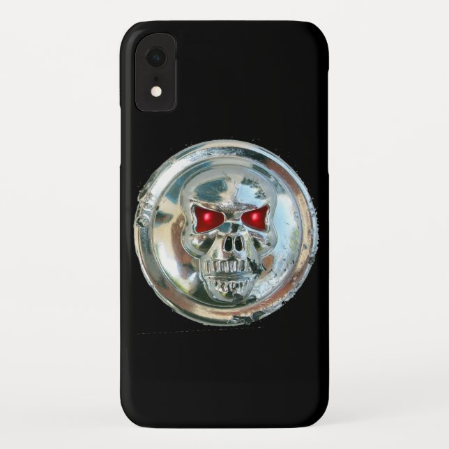 SKULL RIDERS MONOGRAMM schwarz Case-Mate iPhone Hülle (Rückseite)