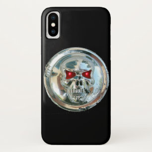 SKULL RIDERS MONOGRAMM schwarz iPhone X Hülle