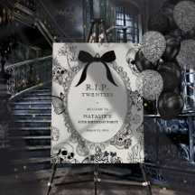 Skull RIP 20 30. Geburtstag Begrüßungszeichen