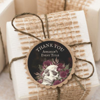 Skull Rose Burgundy Black Grunge DANK