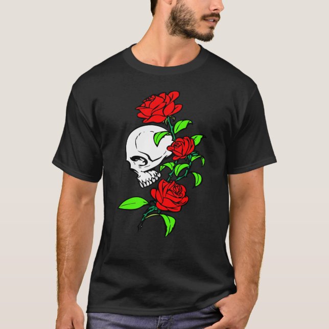 SKULL ROSE T-Shirt (Vorderseite)