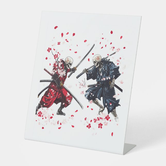 Skull Samurai Duel Sockelschild (Vorderseite)