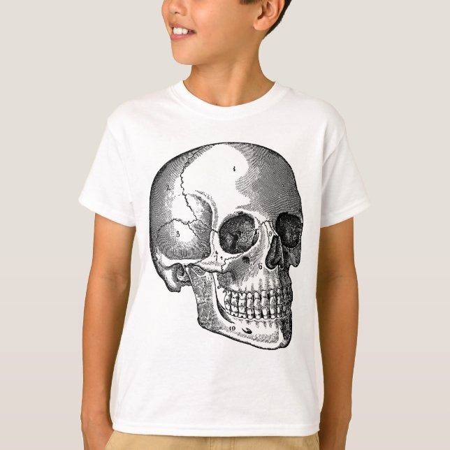 Skull - Schwarz T-Shirt (Vorderseite)