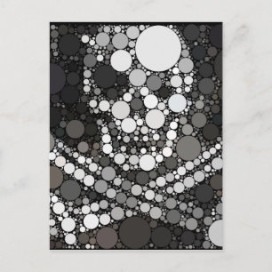Skull Schwarz-weiß Pirate Postkarte