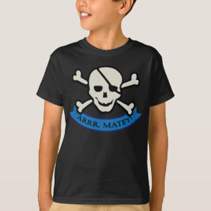 Skull - Schwarze Kinder' Basic Hanes Tagless T - S T-Shirt