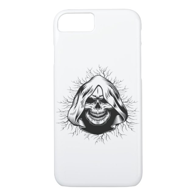 Skull Skeleton Halloween iPhone / iPad Gehäuse Case-Mate iPhone Hülle (Rückseite)