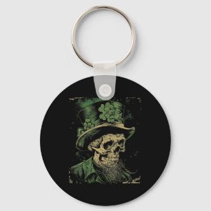 Skull Skeleton - Leprechaun St. Patrick's Day Sain Schlüsselanhänger